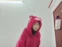梦舒纷卡通情侣睡袍女冬季可爱珊瑚绒睡衣加厚浴袍法兰绒睡裙男士家居服 草莓熊套装 M 160-165CM 实拍图