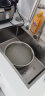 PULT304不锈钢水槽手工单槽厨房洗菜盆洗碗槽洗菜池水斗大水盆台上盆 60x45基础套餐(无龙头) 实拍图