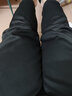 雅鹿休闲西裤男秋冬厚款商务修身西裤弹力通勤西装裤子黑色常规38 实拍图