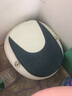 BABYALAN儿童马桶坐便器 男女宝宝小马桶 婴儿便尿盆 小企鹅卡通 小企鹅北欧蓝+PVC垫+刷子 实拍图