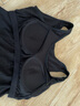 TINGE无钢圈带胸垫内衣瑜伽打底吊带运动免穿文胸背心 黑色 M 实拍图