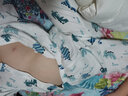 儿童睡衣男童纯棉纱布春秋款夏天家居服女童helloluobo新款小孩宝宝中小童婴儿夏季薄款空调服套装 迷你恐龙 120码【适合身高116-125CM】 实拍图