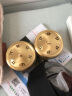 蕲州蕲艾堂全铜艾灸盒随身灸艾灸工具蕲艾柱艾段纯艾条三伏灸无烟艾灸器 高端灰加厚全铜两联灸 实拍图