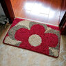 夏浪 进门入户地垫门垫定制 浴室卫生间地垫卧室脚垫 家用防滑垫子 红大花 50x80cm(常规尺寸) 实拍图