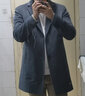 Mr.baidis2025高级感羊毛大衣男士秋冬过膝长款风衣中长款加厚呢子大衣外套 2155中长款斜口袋灰色常规 衣长83-93CM XL /适合体重140-150斤 实拍图