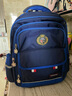 星超迪儿童书包小学生一二三六年级女生双肩6-12岁男孩防水护脊减负背包 小号-天蓝色（8396） 实拍图
