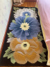 水木语手工羊毛地毯 现代花卉飘窗床边毯 手工剪花 加密加厚环保 可定制 MC3012A 1米*2米 晒单实拍图