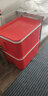 ROLOO保温箱冷藏箱户外烧烤外卖箱车载中央厨房学校配餐团餐快餐配送箱 66L 亮红色 EPS款无卡口 实拍图
