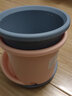 爱丽思（IRIS）花瓶彩色Deepot圆形月季铁线莲花盆园艺批发树脂花盆塑料盆 7号 简约灰【带托 实拍图