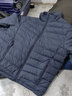 鸭鸭（YAYA）冬装轻薄羽绒服男立领修身轻型短款保暖运动外套KLZ 黑藏蓝色 M /170 实拍图