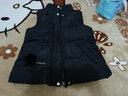 卡姆森2025年新款棉马甲女韩版秋冬棉服背心外穿学院风休闲马夹外套女 黑色 M【90-100斤】 实拍图