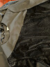 白领黑色丝绒圆领肩袖下摆斜拼雪纺礼服连衣裙SIRONGH19-301 黑色 170/XL 晒单实拍图