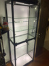 品翔手办展示柜礼品玩具货架防尘家用玻璃陈列柜乐高动漫模型 70*35*180【含钢化玻璃不含灯】 实拍图