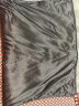 皮尔卡丹真丝枕套19姆米 100%桑蚕丝枕头套单人成人纯色枕芯套 灰 单只装 实拍图