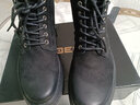 W3000【头层牛皮】男鞋秋季潮鞋新款休闲高帮百搭中帮马丁靴短靴子棉鞋 W3000955-3单鞋款 41 (255mm) 实拍图