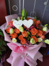 欣尚 鲜花速递红玫瑰花束送老婆女友生日礼物全国同城配送 粉玫瑰紫玫瑰蝴蝶兰混搭花束 实拍图