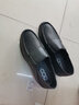 高哥内增高男鞋6cm春夏季鞋子软底软套脚休闲皮鞋隐形内增高鞋驾车鞋 黑色套脚 42 实拍图