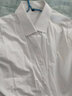 啄木鸟白衬衫男士长袖新款春秋职业上班免烫衬衣服黑色通勤休闲商务正装 10756/CS8066白色 XL 实拍图