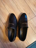 金利来（Goldlion）男鞋2026新款商务正装鞋套脚皮鞋男真皮软皮软底休闲鞋一脚蹬 黑色53372022101A 41 实拍图