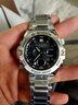 卡西欧（CASIO）G-SHOCK GST男表 蓝牙太阳能运动手表送男友礼物 GST-B400D-1AP碳核心防护构造 实拍图