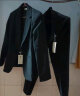 瑧鸟 春秋款职业西装套装女修身工作面试学生西服外套正装两件套8019 黑色 西服+西裤 2XL （建议120-130斤） 实拍图