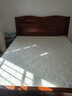 麦娅月实木床 胡桃木实木床中式双人床简约家用主卧婚床实木大床 胡桃木床+1柜+8cm环保棕垫 1800*2000mm抽屉款 实拍图