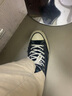 匡威（Converse）秋冬季鞋女鞋1970sAllStar情侣鞋三星标休闲鞋板鞋帆布鞋162050C 162050C 1970S黑色高帮/主推款 36 实拍图