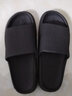 惠夫人拖鞋女夏季居家室内厚底情侣男家居拖洗澡防滑浴室软底家用凉拖鞋 侧边熊 黑色 42-43 (适合41-42码穿) 实拍图