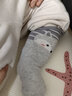 尼嘟熊婴儿袜子过膝袜春秋季松口婴幼儿高筒袜男童女童纯棉宝宝长筒袜子 （普通）春秋宝宝袜混卡通男3双 10-36个月 实拍图