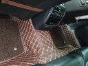 指南针适用大众迈腾脚垫13-23款全包围专用新迈腾330丝圈19汽车装饰全包 双层咖色+咖色丝圈 实拍图