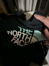 THE NORTH FACE北面童装男女童纯棉短袖T恤户外透气春夏|88ME JK3/黑色 薄款 150 L（150/72） 实拍图