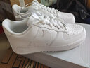 耐克（NIKE）Air Force 1 AF1空军一号 全白黑武士经典款男女情侣休闲运动板鞋 CW2288-111 44.5 实拍图