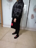 皮尔卡丹轻奢高档女装2022新款秋冬毛呢外套时尚洋气百搭宽松秋装呢子洋气上衣 黑色 2XL 建议130-145斤 实拍图