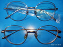 普莱斯（pulais）防蓝光防辐射近视眼镜男钛合金文艺复古眼镜框架可配镜女813A 实拍图