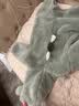 papa爬爬秋冬男女宝宝动物造型爬服抱抱绒连体衣婴儿保暖哈衣 恐龙宝宝 73cm 实拍图