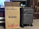 卡帝乐鳄鱼牛津布行李箱登机箱皮箱拉杆箱男女结实耐用密码扩容万向轮旅行箱 咖啡色-轻奢版升级刹车轮 20英寸 实拍图