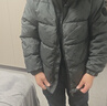 杰克·琼斯（JACK&JONES）25年冬季新款男装羽绒服男士潮流老花满印短款保暖立领鸭绒服外套 E44黑砂色 L 180 实拍图