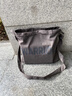 回力帆布包男斜挎包大容量日系男生斜跨背包女休闲邮差学生男士单肩包 灰色 实拍图