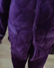 雅鹿睡衣男士秋冬季珊瑚绒加厚加绒三层夹棉中老年睡衣女士家居服套装 紫罗兰(女款冬天保暖套装) 3XL （推荐160-180斤） 实拍图