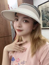 笙格儿强遮光防晒帽日本UV帽子女夏季防紫外线遮阳帽大沿遮脸空顶太阳帽 升级版可折叠-奶茶杏 均码 实拍图