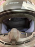 LS2头盔摩托车电动车全盔赛车机车电动踏板车头盔男女四季透气FF358 哑黑-灰迷彩坦克 L（头围建议55-56） 实拍图