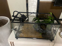 爬将军 乌龟缸特大号 玻璃造景晒台草龟大型养龟箱盆别墅家用生态龟缸 50cm缸【餐四】双流水晒台15件套 实拍图