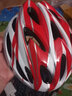 5766 轮滑护具成人儿童头盔护具套装全套专业自行车安全帽滑板溜冰平衡护膝 白红色头盔+牛头护具 小码  适合2-7岁儿童 实拍图
