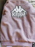 卡帕（Kappa）羊羔绒外套情侣男女泰迪绒立领外套运动卫衣 雾霾紫-457 M 实拍图