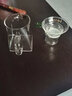 金灶（KAMJOVE）加厚耐热玻璃公道杯茶具配件 茶漏过滤器方形分茶器匀茶公杯GO-31 搭配GO-08玻璃茶漏 350ml 实拍图