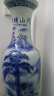 欢畅 景德镇陶瓷摆件客厅大花瓶落地家居装饰摆设手工青花瓷锦绣山河 1.2米带蓝边  青花锦绣山河 单个 开业送礼 实拍图