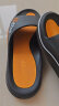 回力运动拖鞋男浴室内户外减震不易滑厚底凉拖鞋HL39651黑黄色42-43码 晒单实拍图