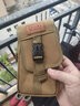 途尊工地干活手机腰包运动小战术包手机套穿皮带手机包中老年迷你挂包 咖啡色7.5寸竖款 实拍图
