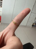 六桂福珠宝花朵黄金戒指小花戒足金999.9活口戒指礼物女七夕礼物 活口可调节 2.25g【JD发货京速达】 实拍图