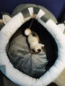 MinkSheen猫窝狗窝冬季凉爽鲨鱼房子猫屋网红封闭式猫咪用品夏季猫床可拆洗 英短猫窝大号【16斤猫咪10斤狗】 实拍图